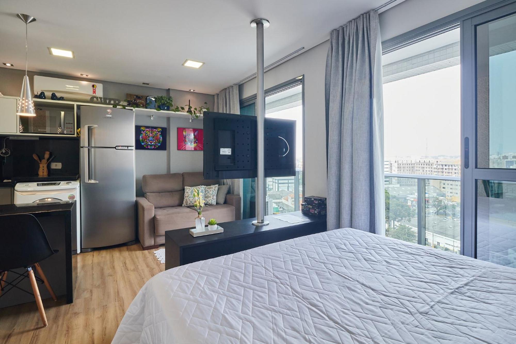 Estudio Aconchegante No Centro De Curitiba - Ar Condicio E Localizacao Perfeita! מראה חיצוני תמונה